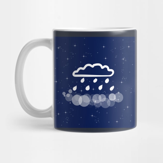 weather, rain, precipitation, snow, cloud, technology, light, universe, cosmos, galaxy, shine, concept, illustration by grafinya
